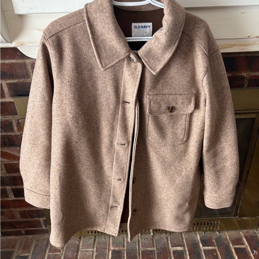 Old Navy Brown Pea Coat